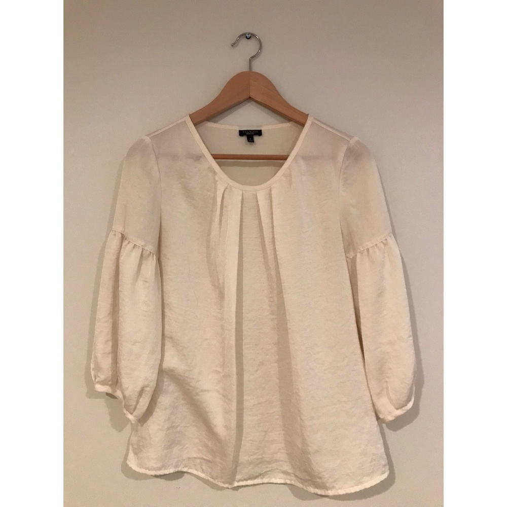 Silk cream blouse from Talbots